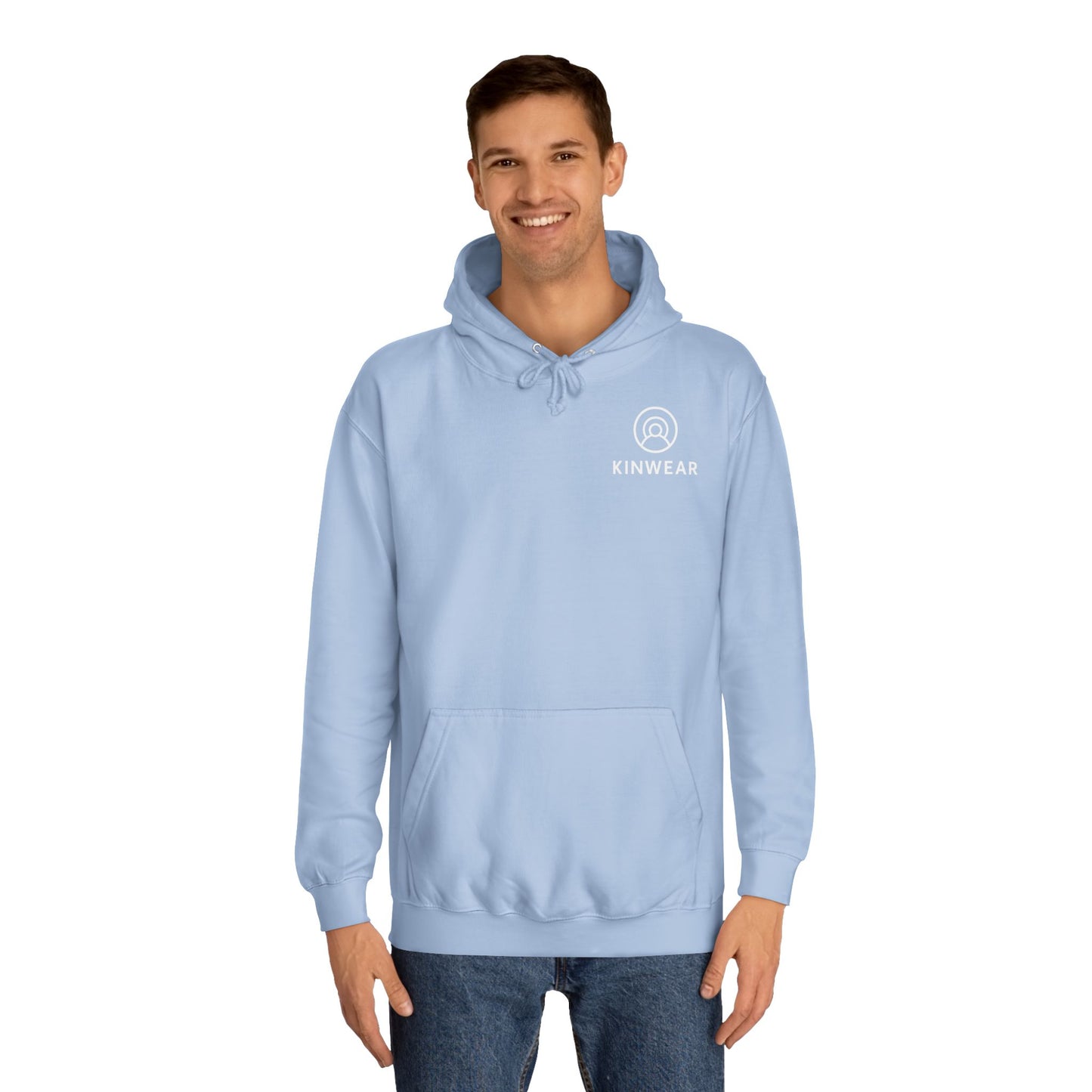 Kinwear signature hoodie - white logo