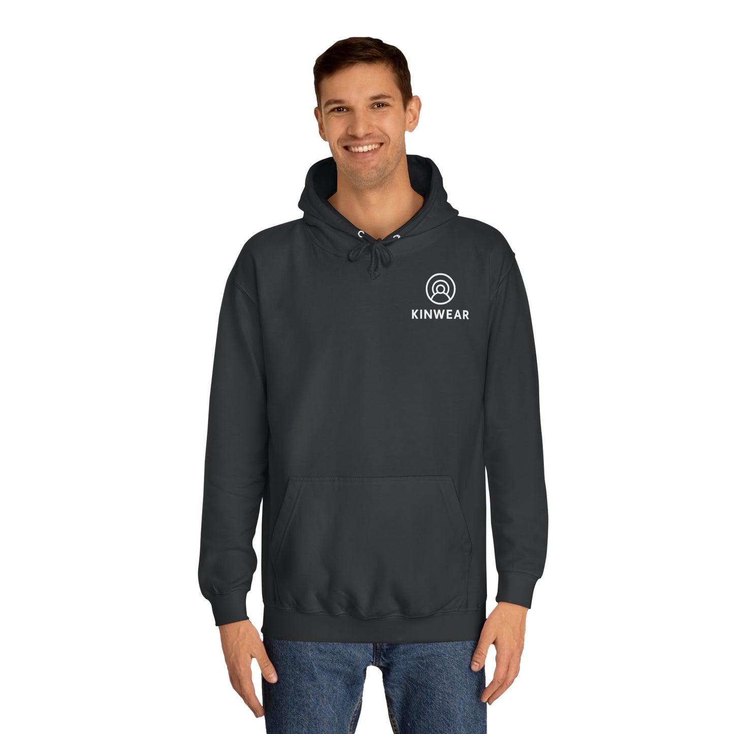 Kinwear signature hoodie - white logo