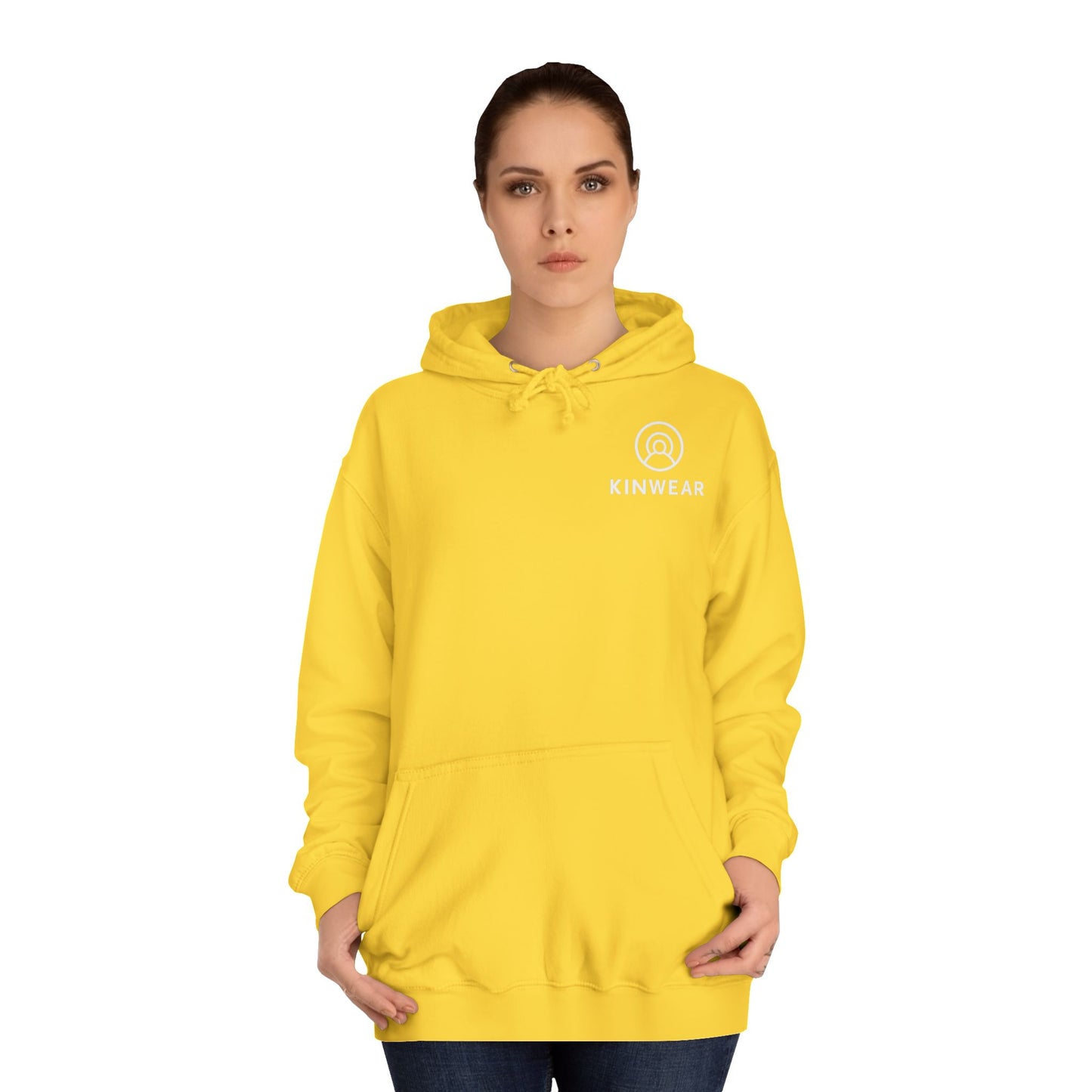 Kinwear signature hoodie - white logo