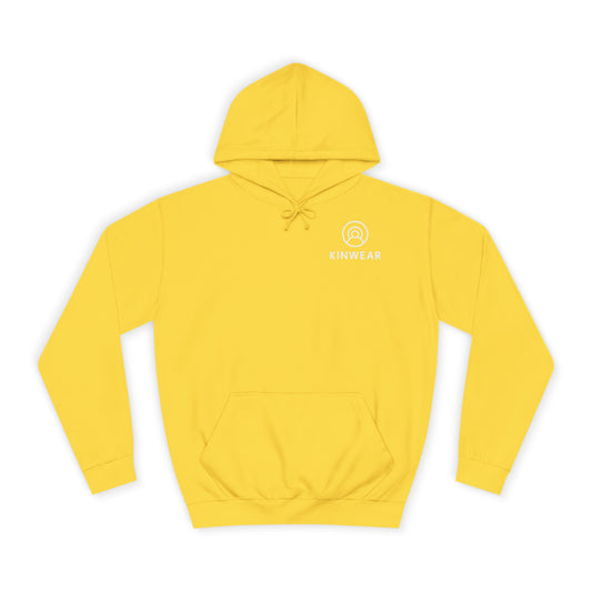 Kinwear signature hoodie - white logo