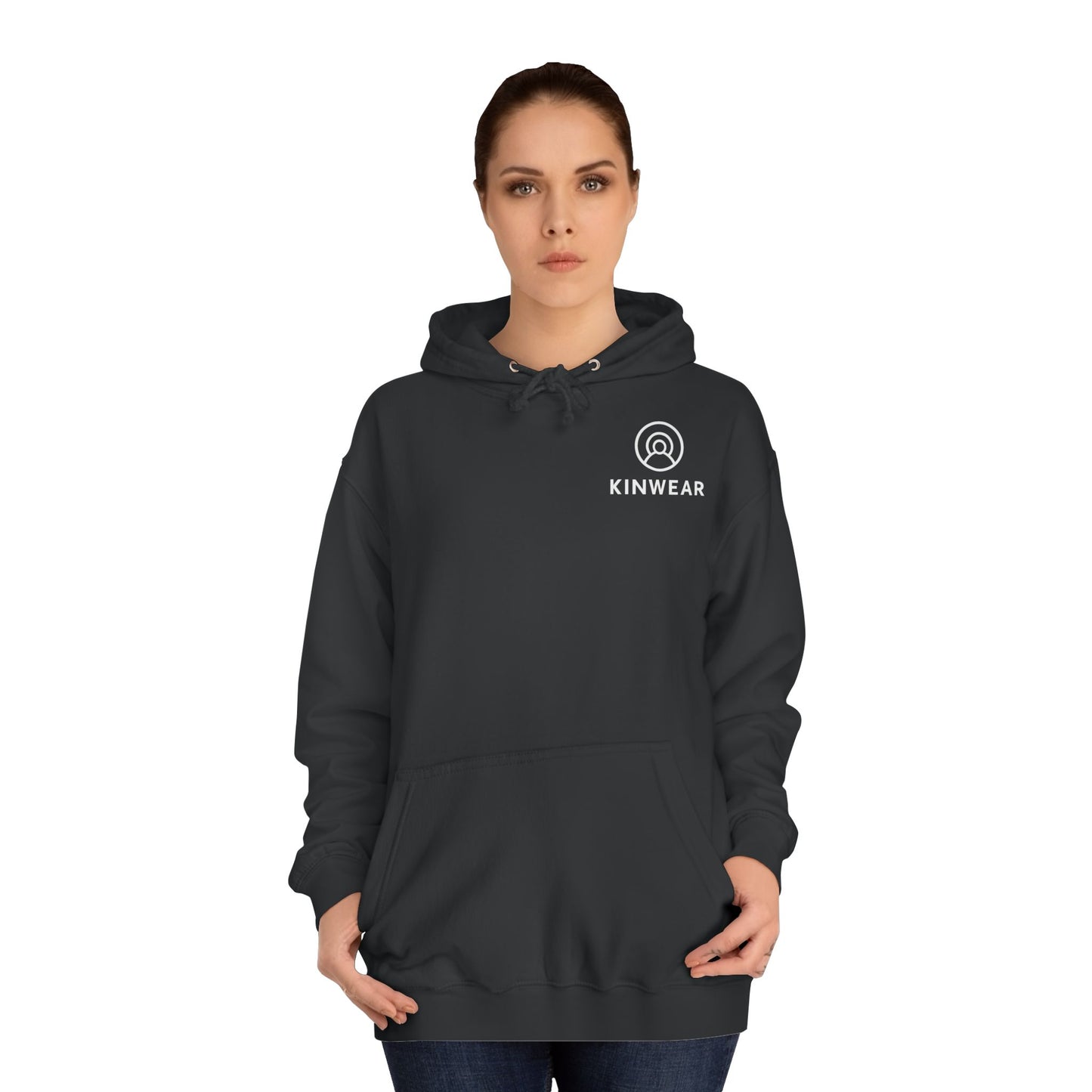 Kinwear signature hoodie - white logo