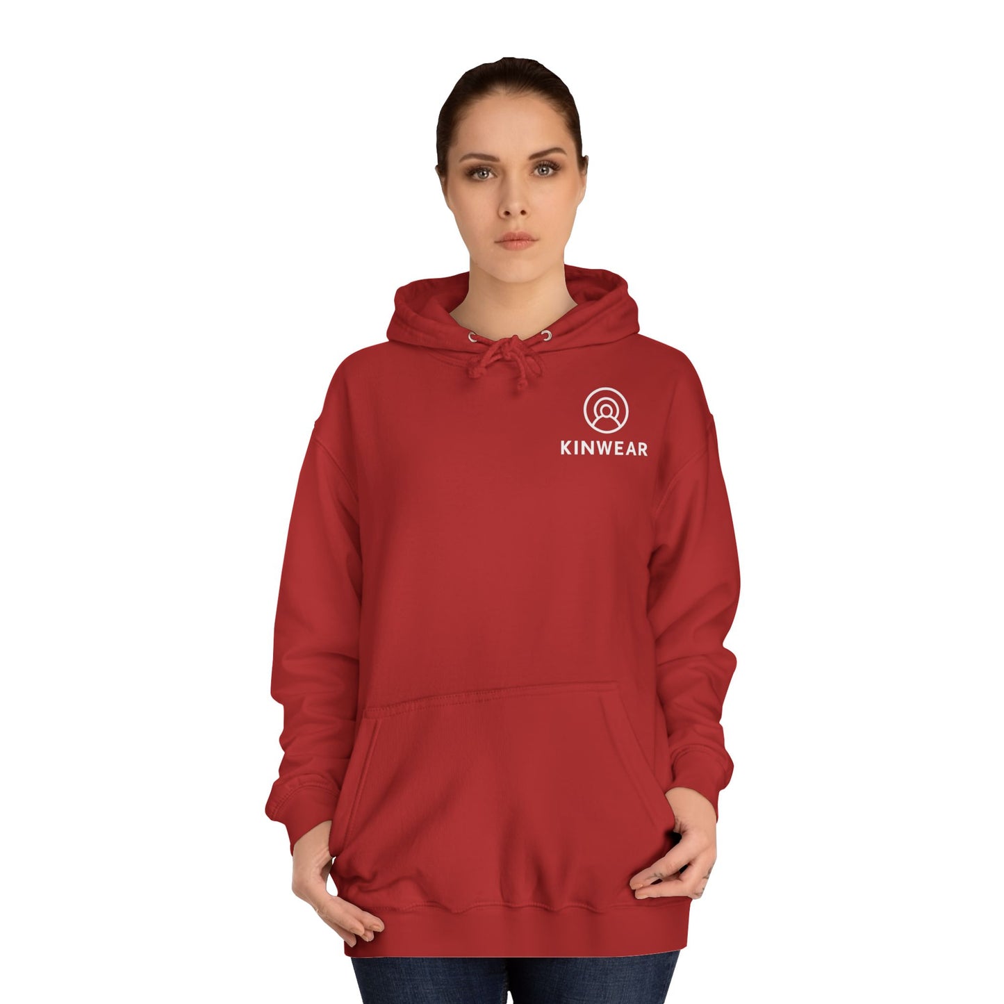 Kinwear signature hoodie - white logo