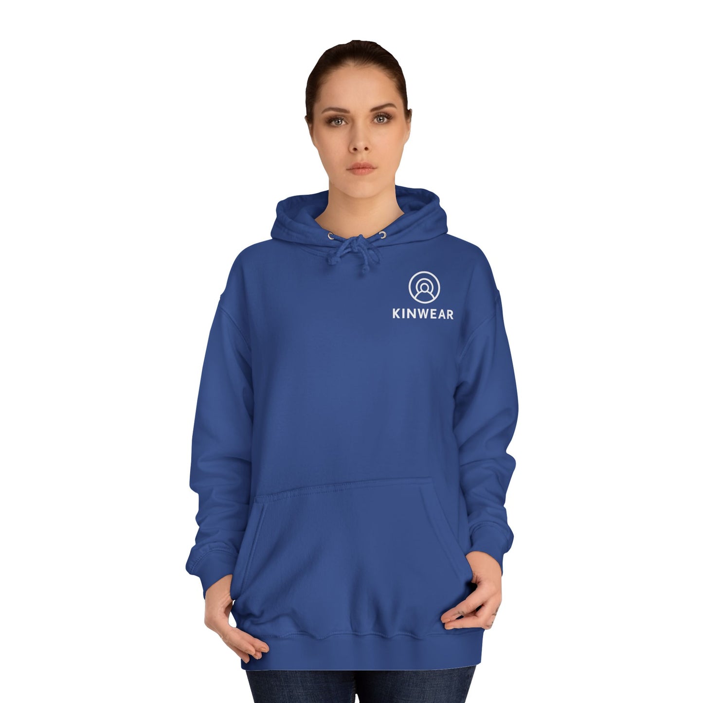 Kinwear signature hoodie - white logo