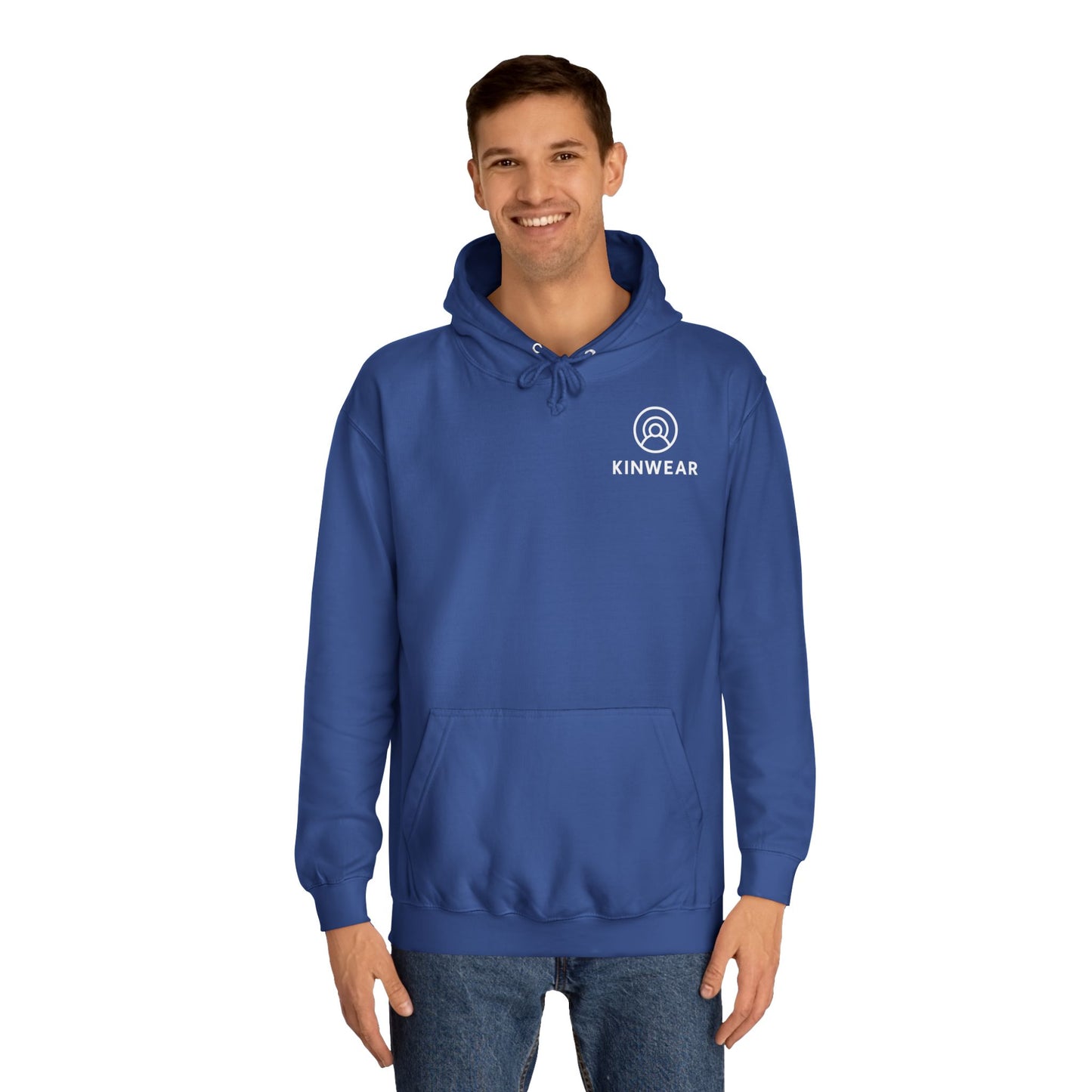 Kinwear signature hoodie - white logo