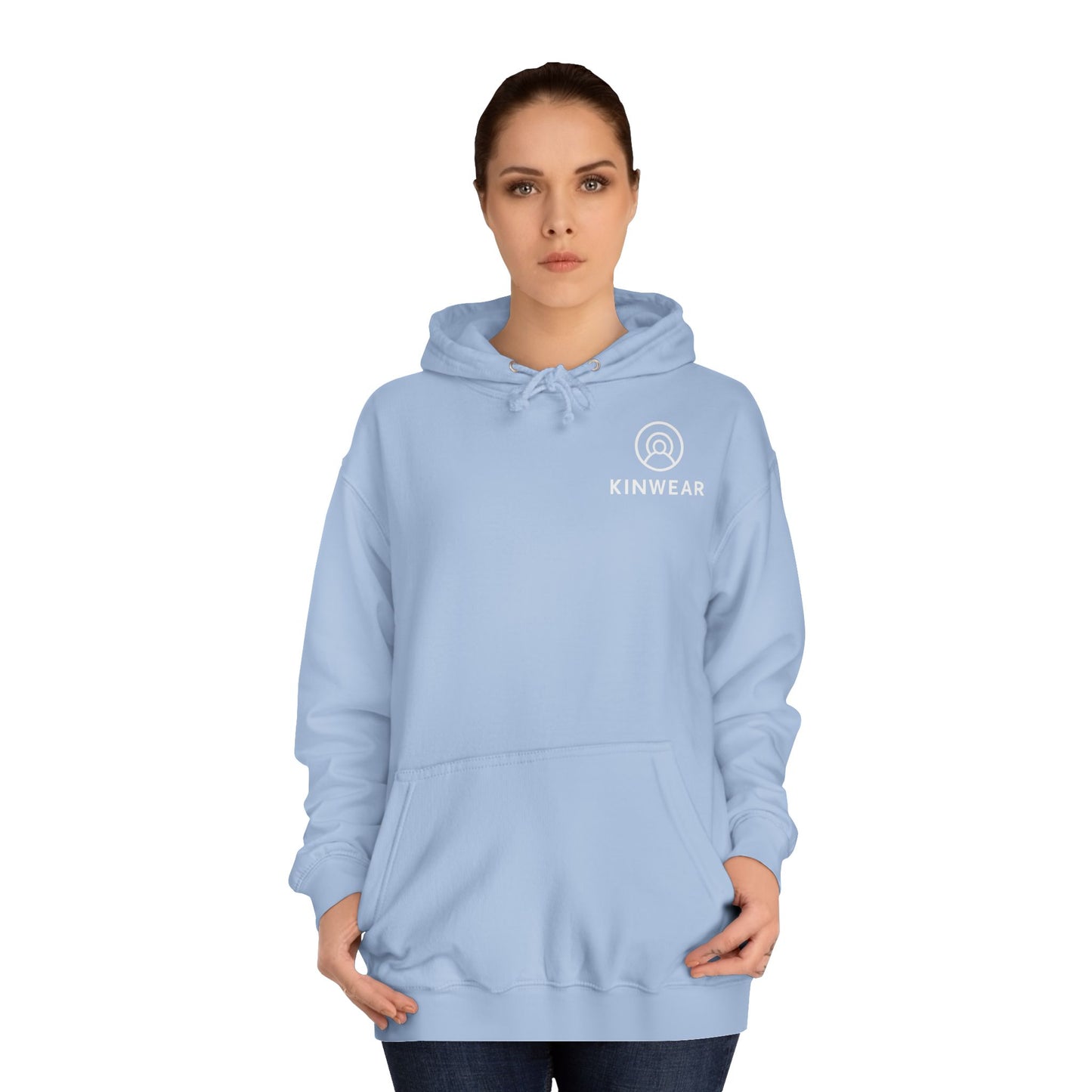 Kinwear signature hoodie - white logo