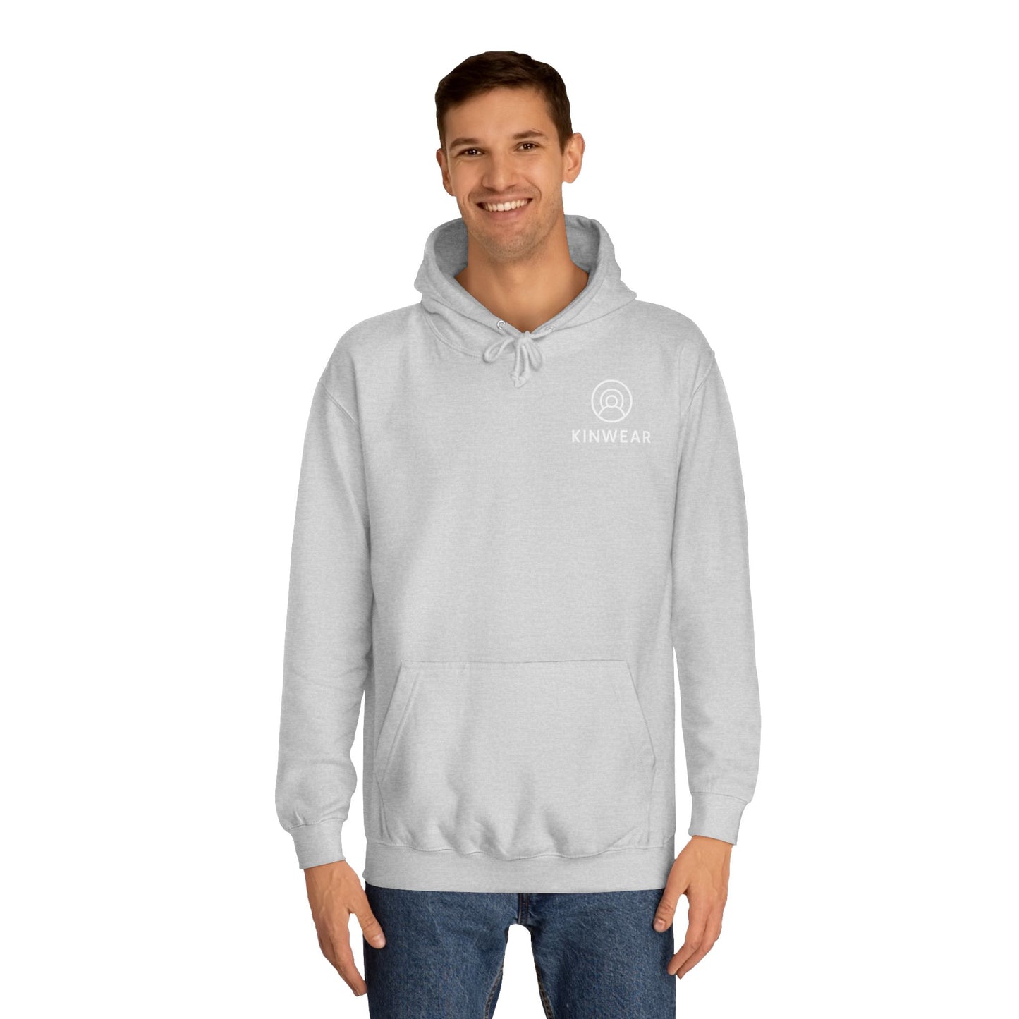 Kinwear signature hoodie - white logo