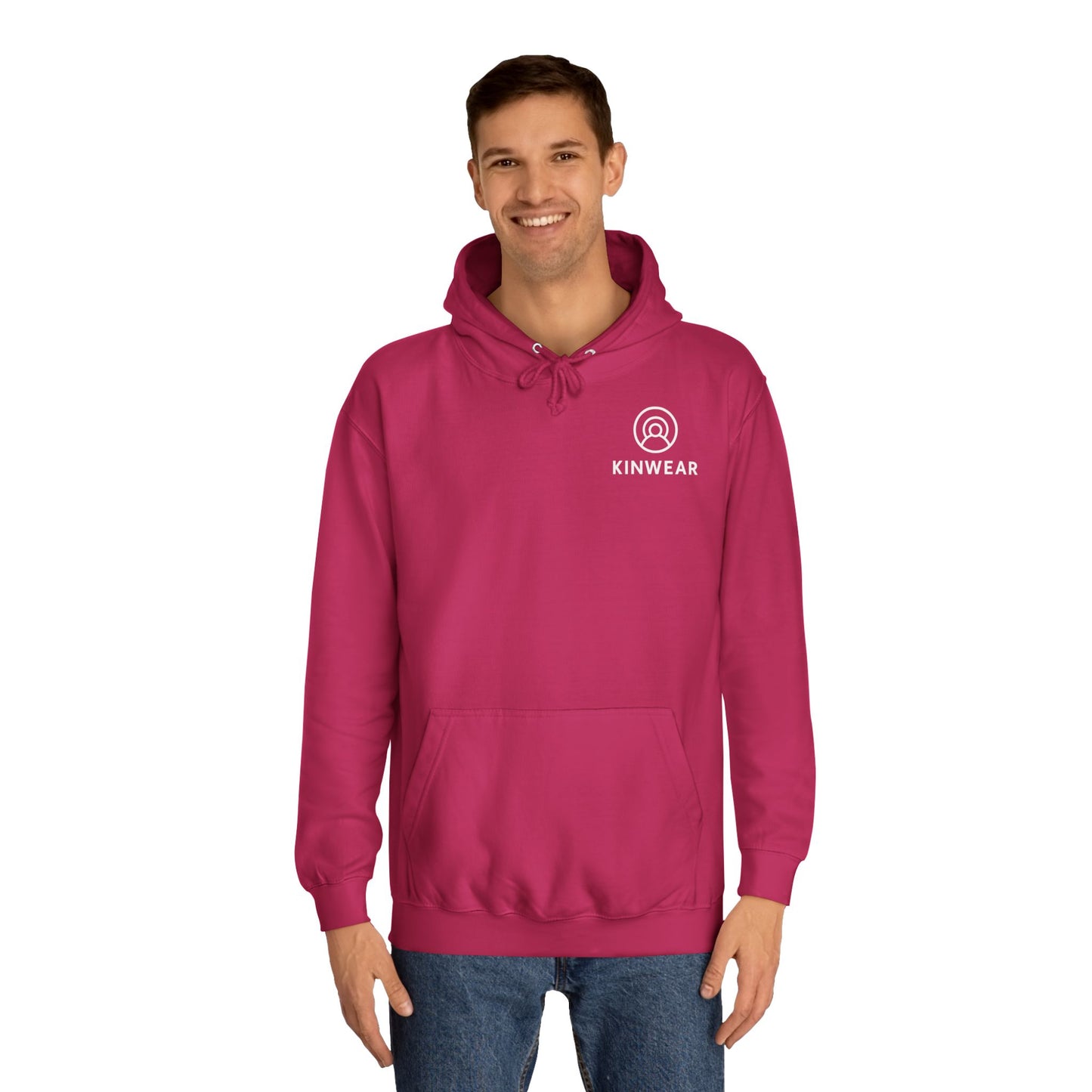 Kinwear signature hoodie - white logo