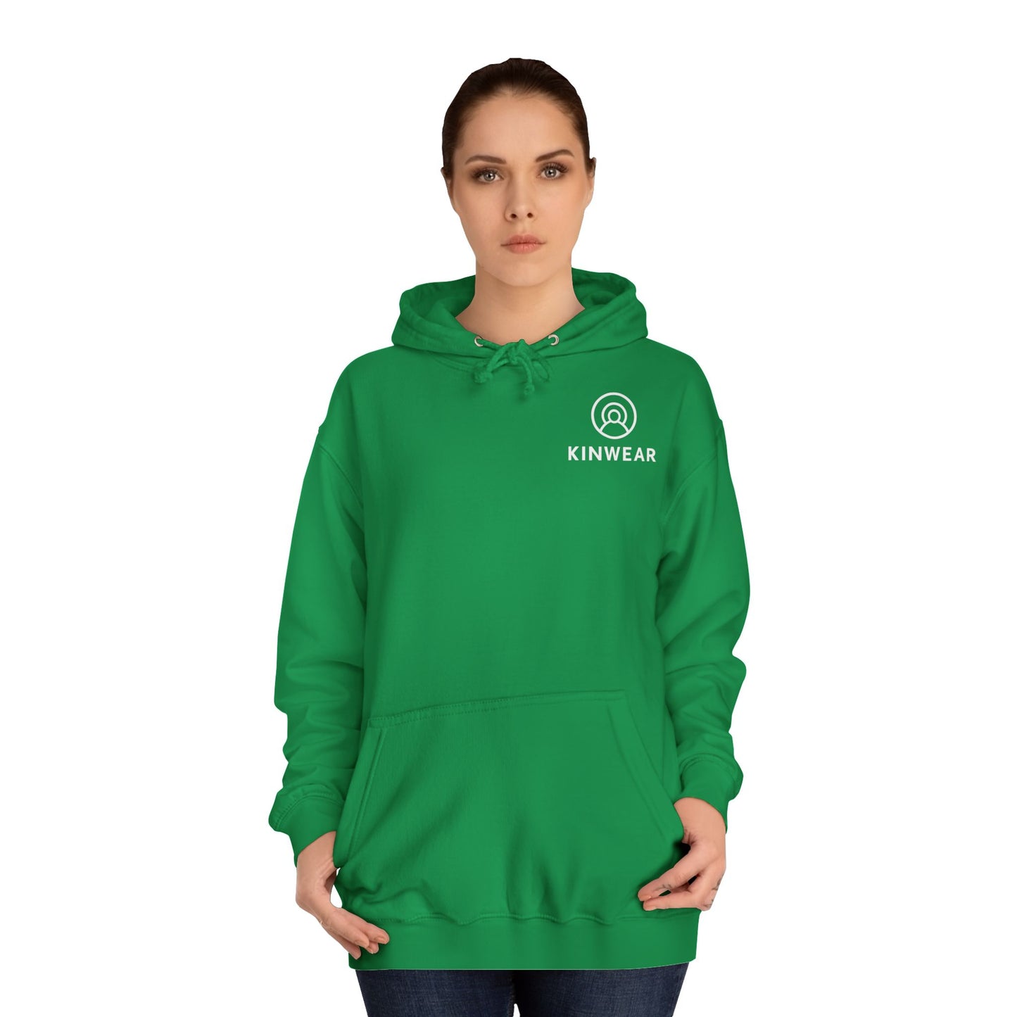 Kinwear signature hoodie - white logo