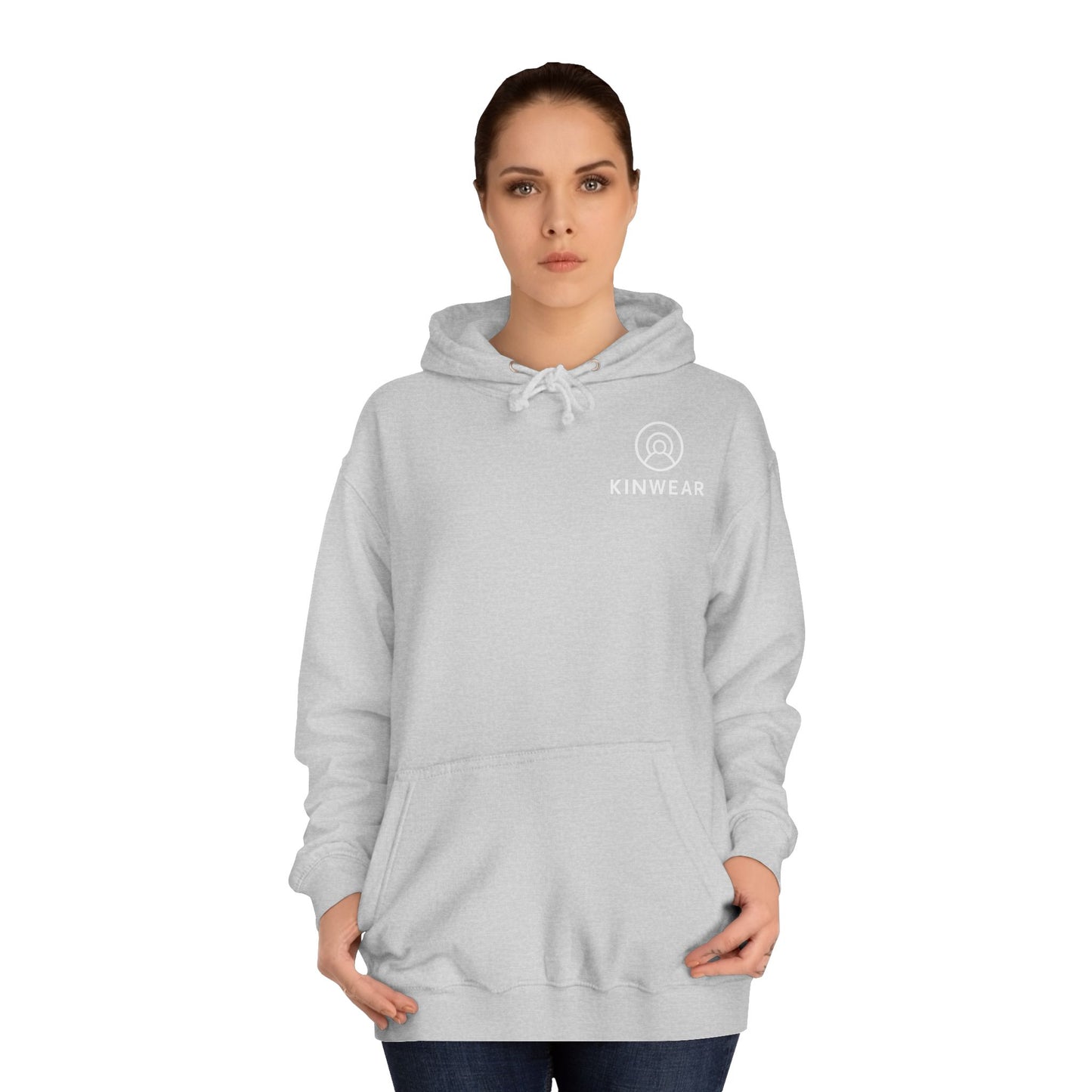 Kinwear signature hoodie - white logo