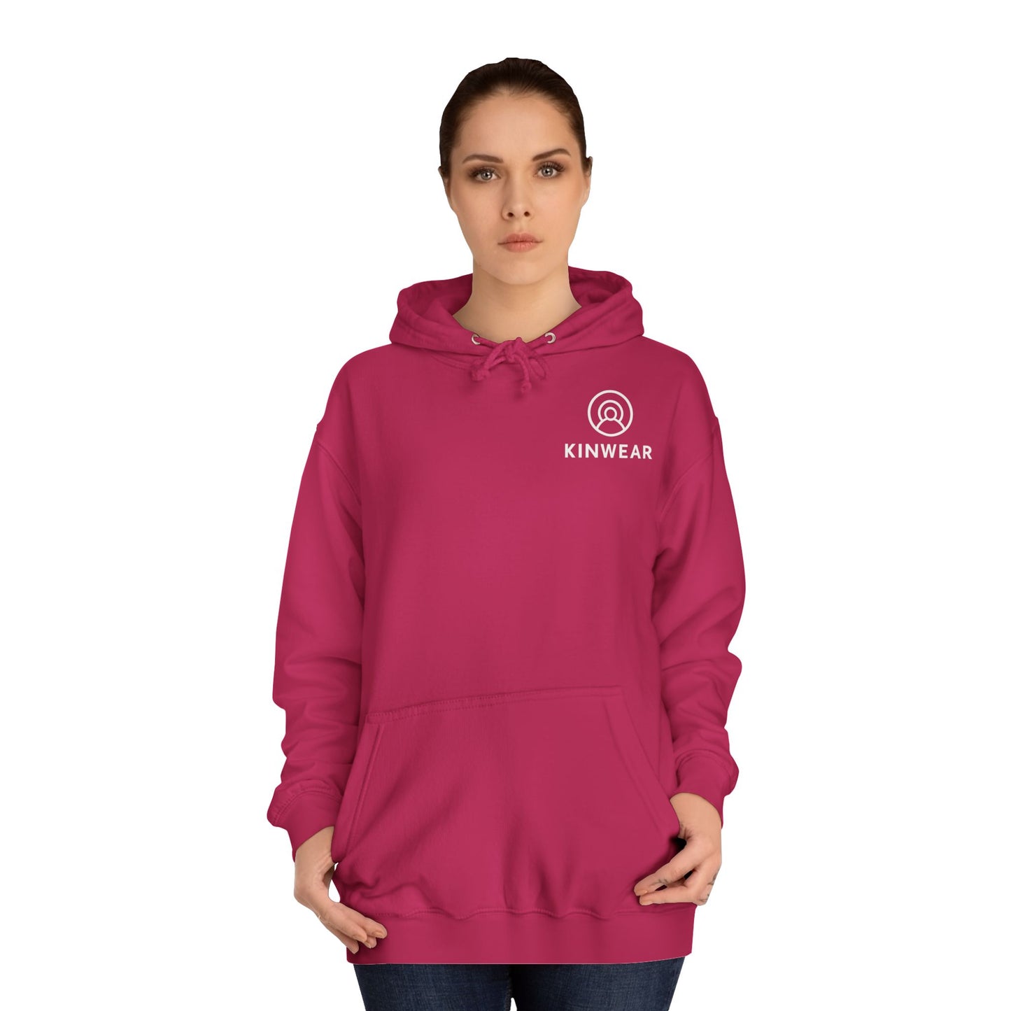 Kinwear signature hoodie - white logo